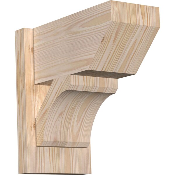Ekena Millwork Legacy Slat Smooth Outlooker, Douglas Fir, 7 1/2"W x 14"D x 14"H OUT08X14X14LEC06SDF - main